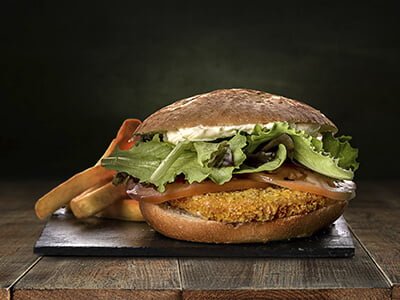 Hamburguesa Crispy Chicken | AquaVera